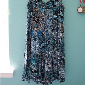 Blue/Black Sum Dress